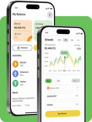 Ledgarium trading platform with live market data